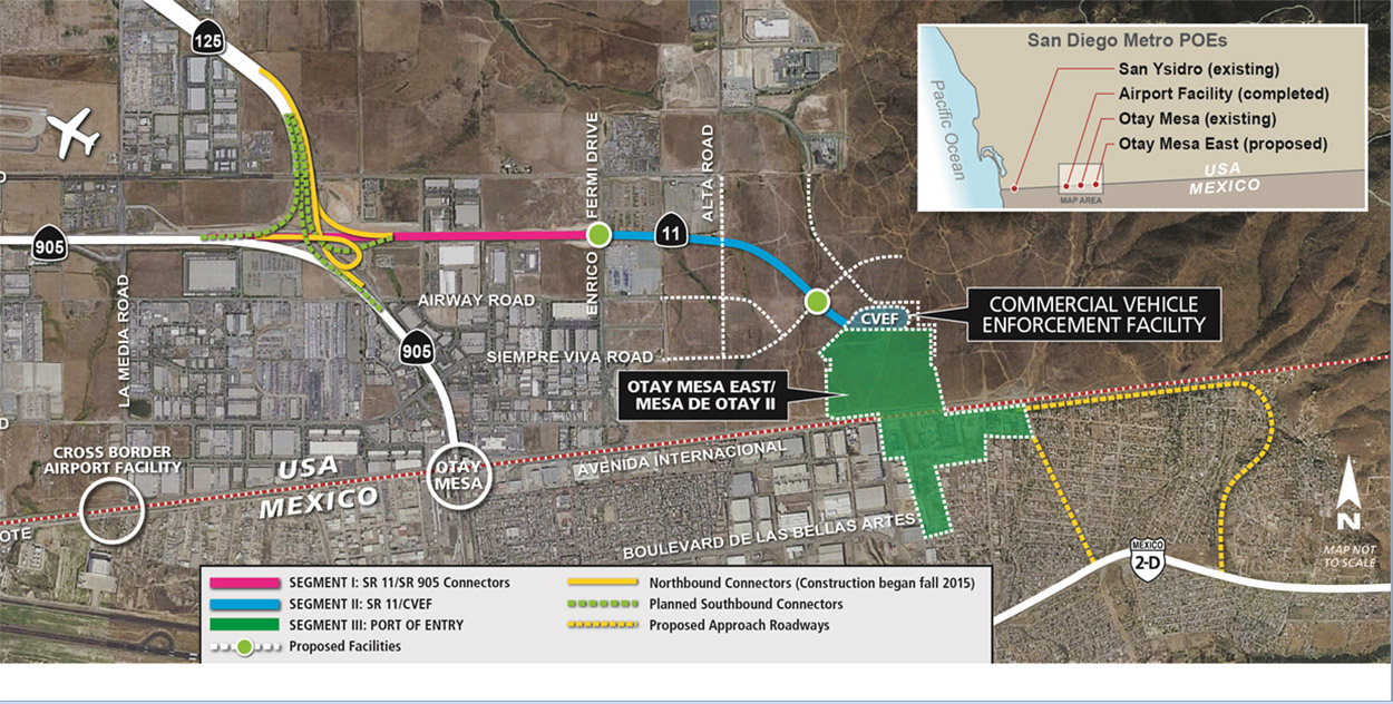 9.Develop innovative financing tools to self-finance near-term projects for the new border crossing at Otay Mesa East.
